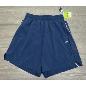 DSG Stride University Navy 7" Run Shorts Men Size Small